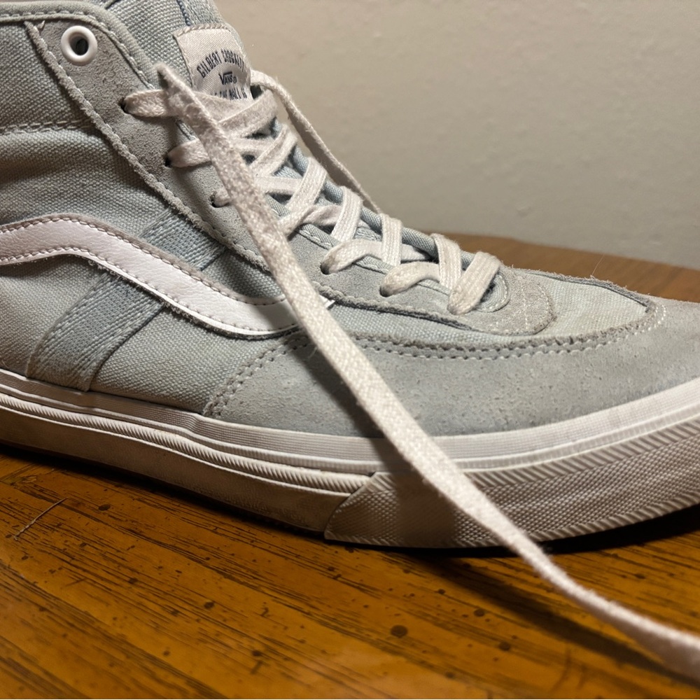 Vans Light Blue High-Top Sneakers